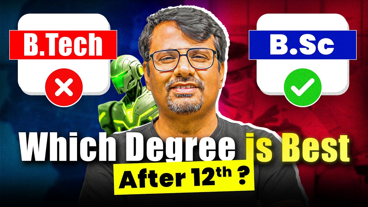 Don't Choose B.Tech After 12th | Which Degree is Best For You? | How to Choose Right Path? #btech