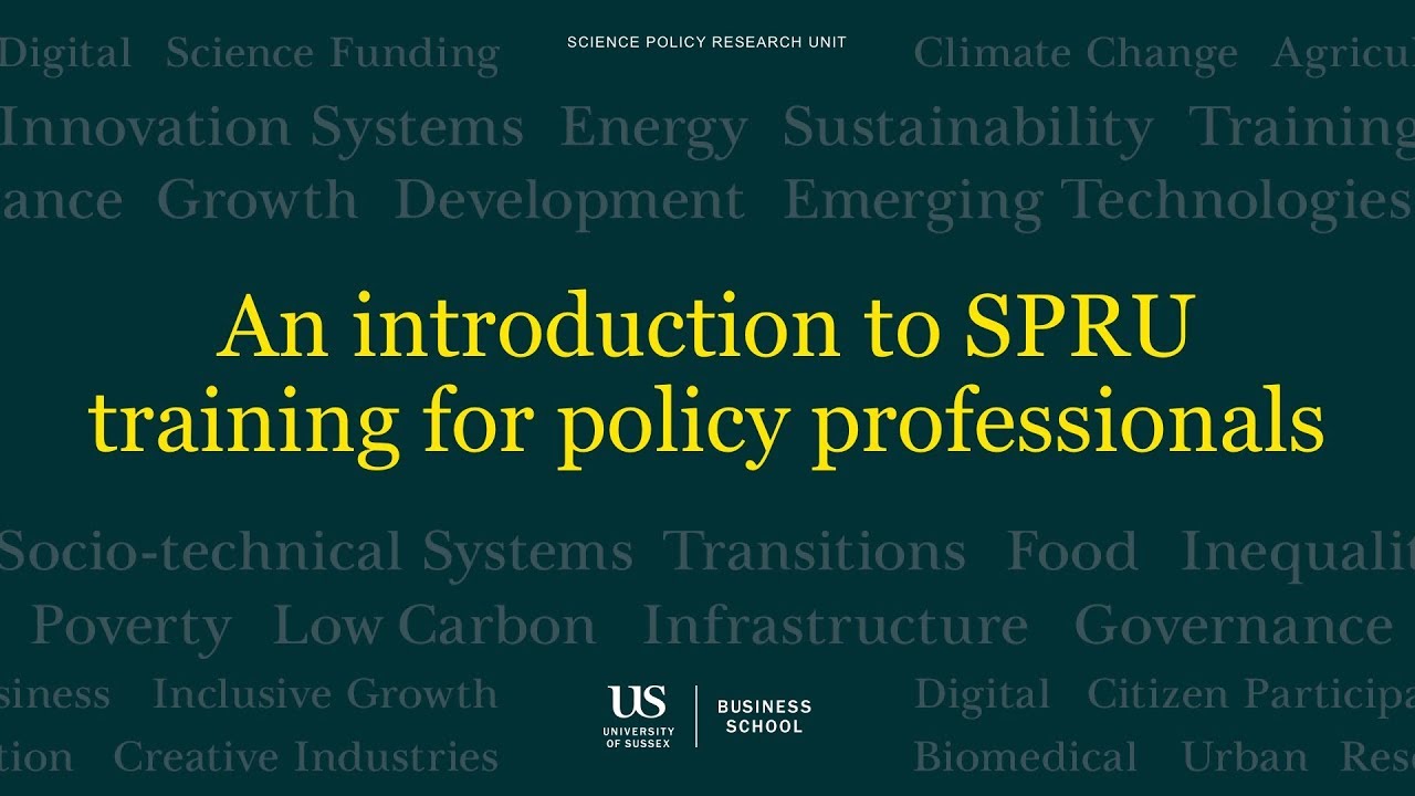 Science Policy Training course