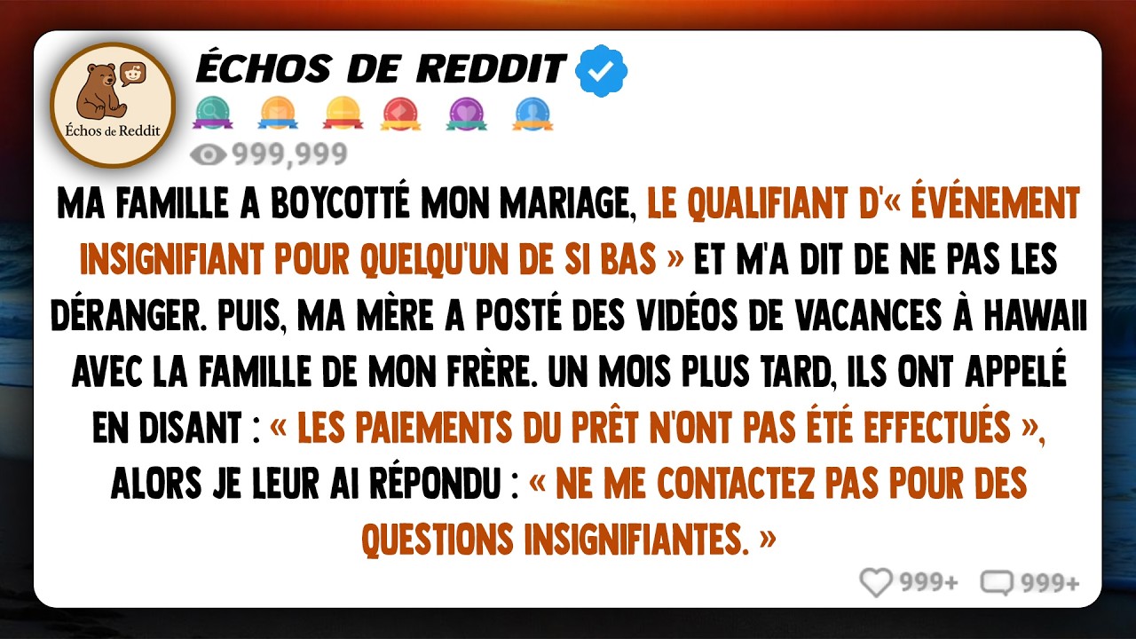 Mes parents m'ont abandonné seul à Paris avec une note : « Ceci est la punition pour…