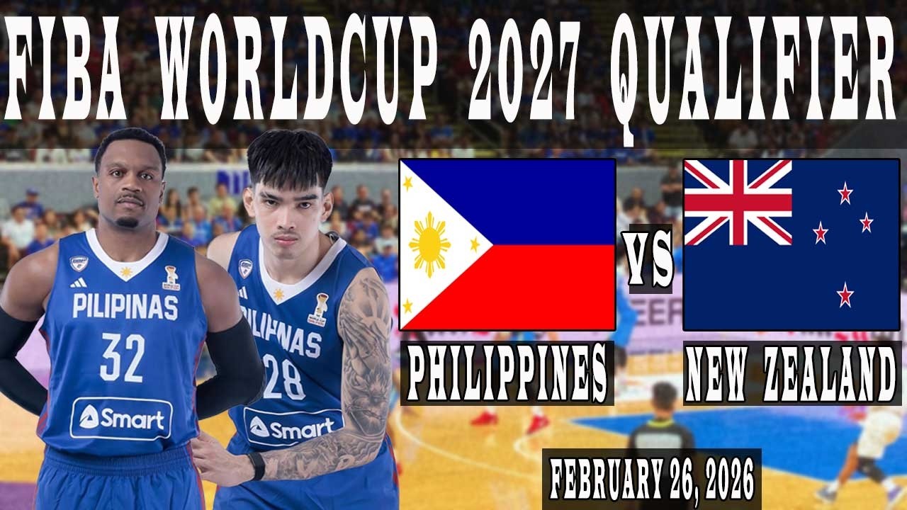 Gilas Pilipinas v New Zealand FULL GAME | FIBA Worldcup Qualifiers | Feb 26| #gilaspilipinas #fibawc