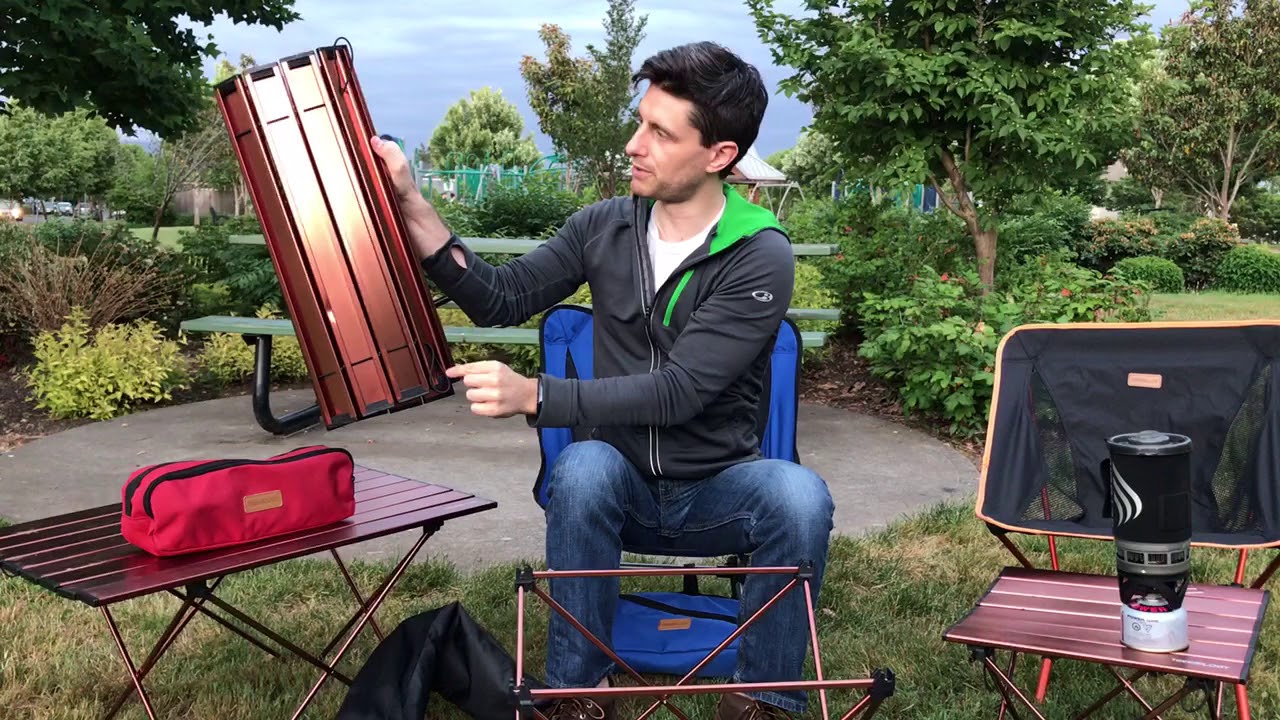 Trekology Aluminum Camping Table set up guide