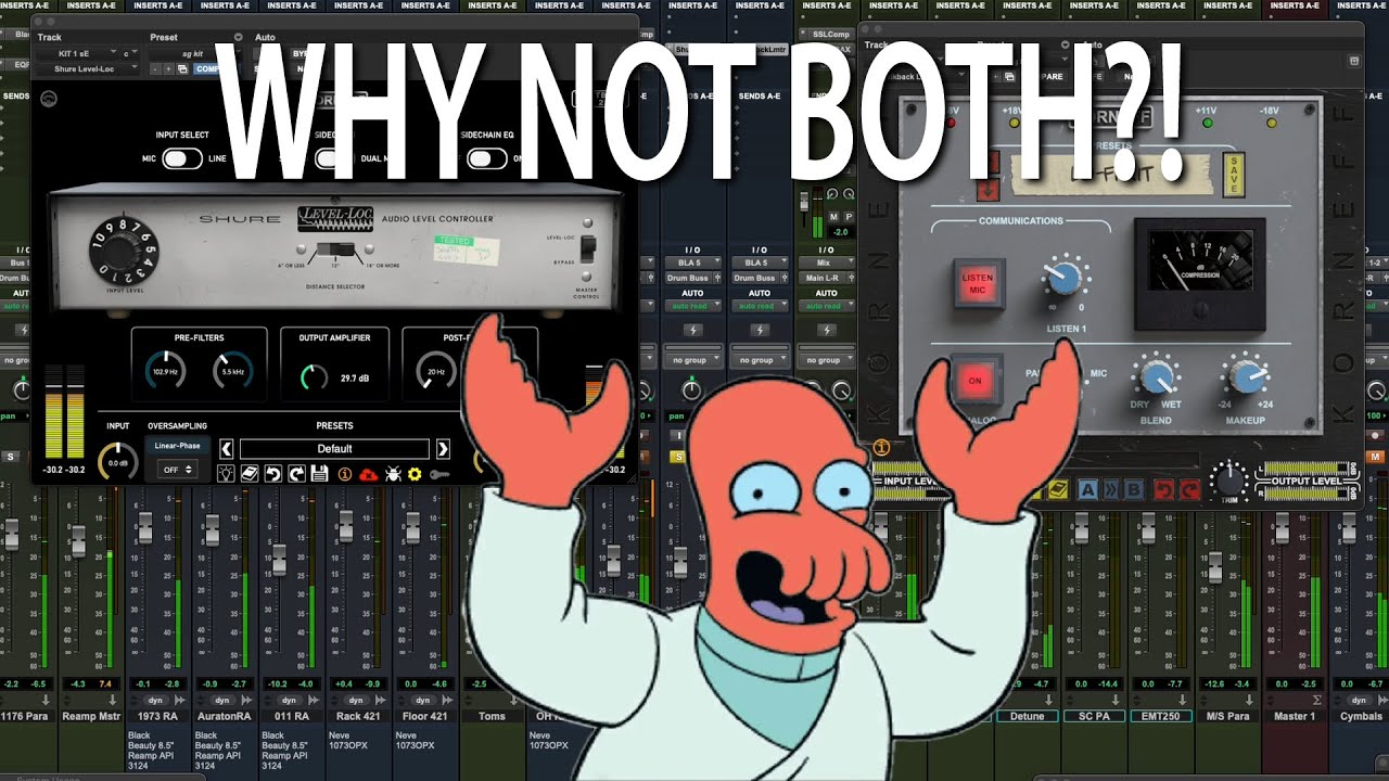 Blow Up Your Drums with the Korneff Audio Level-Loc & Talkback Limiter