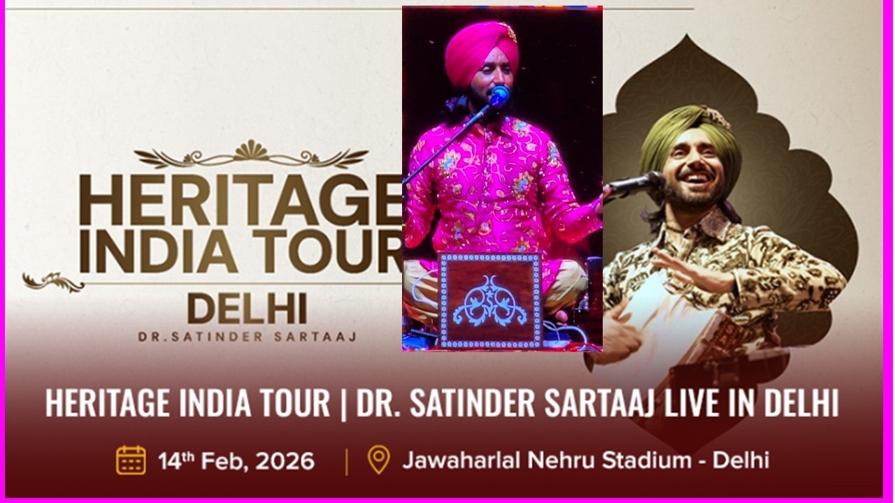 Satinder Sartaaj Delhi Concert 2026 | #satindersartaajlive #satindersartaaj #concert #entertainment