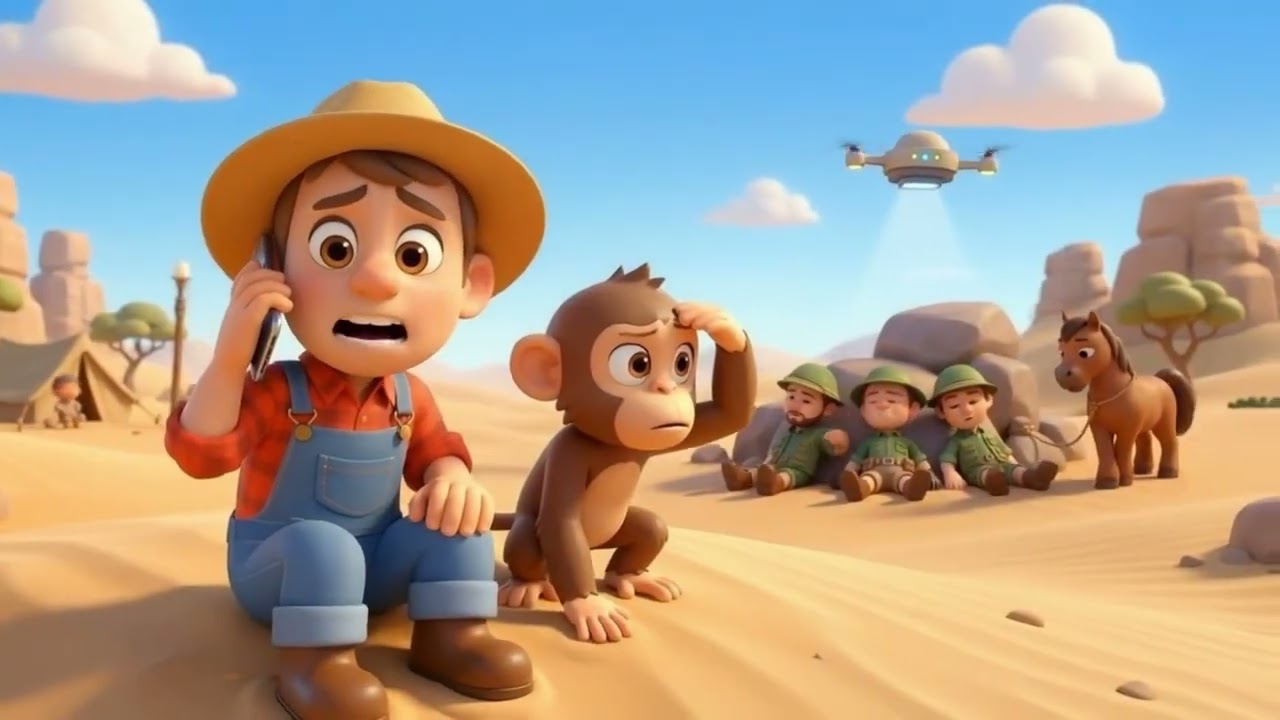 They Were Trapped in the Sand! 😢 | 3D Animated Story