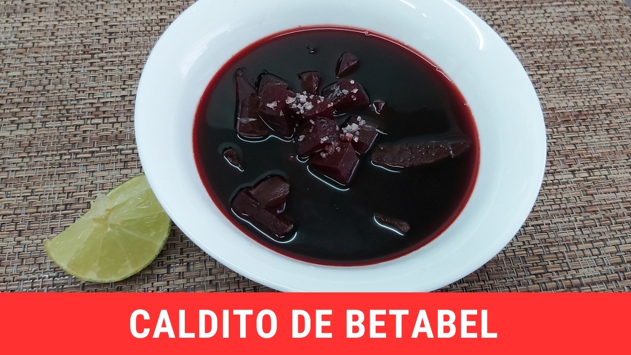 Caldito de betabel (remolacha).- RecetasdeLuzMa