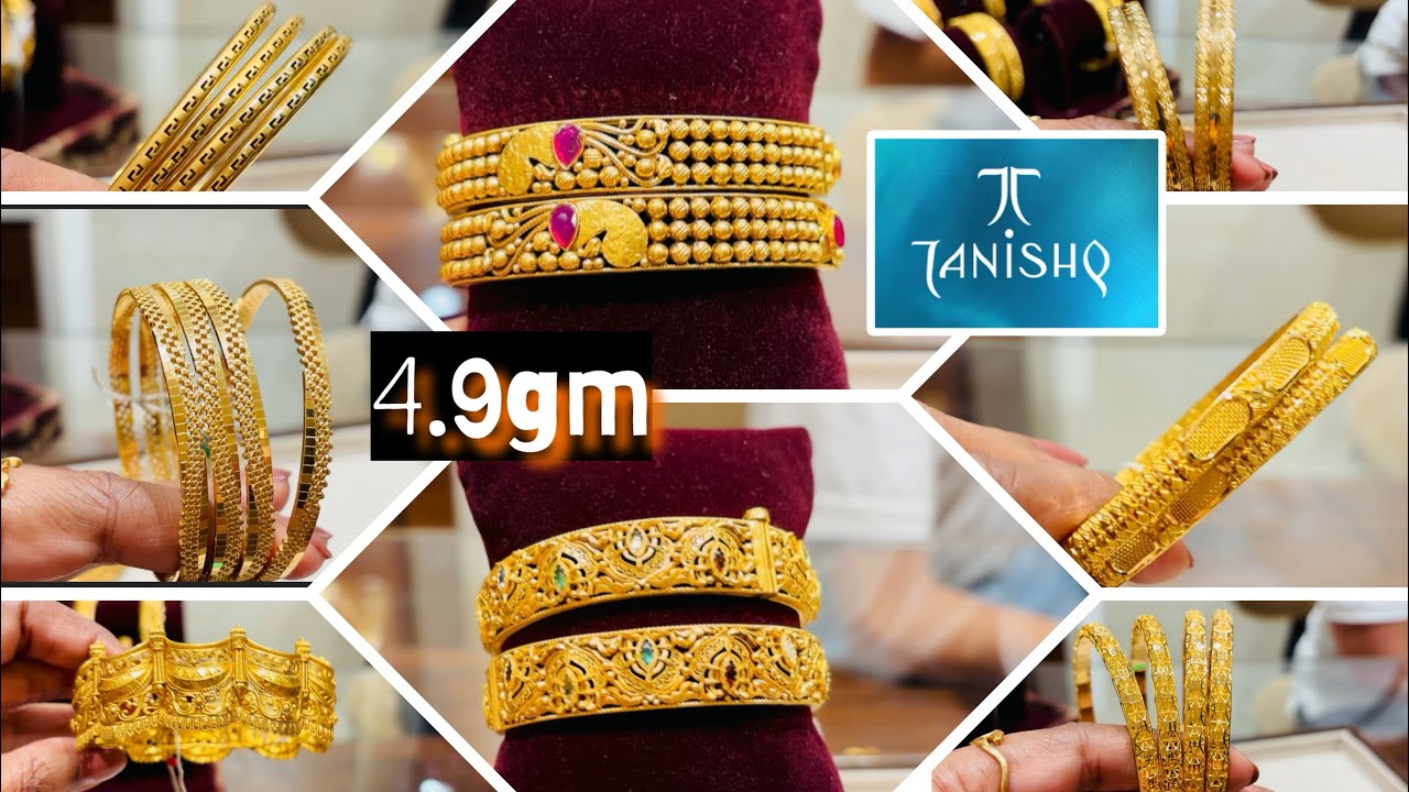 #2026 Tanishq Elegant ✨New Daily wear to Party Wear Gold Bangles Designs with price | Tanishq Bangle