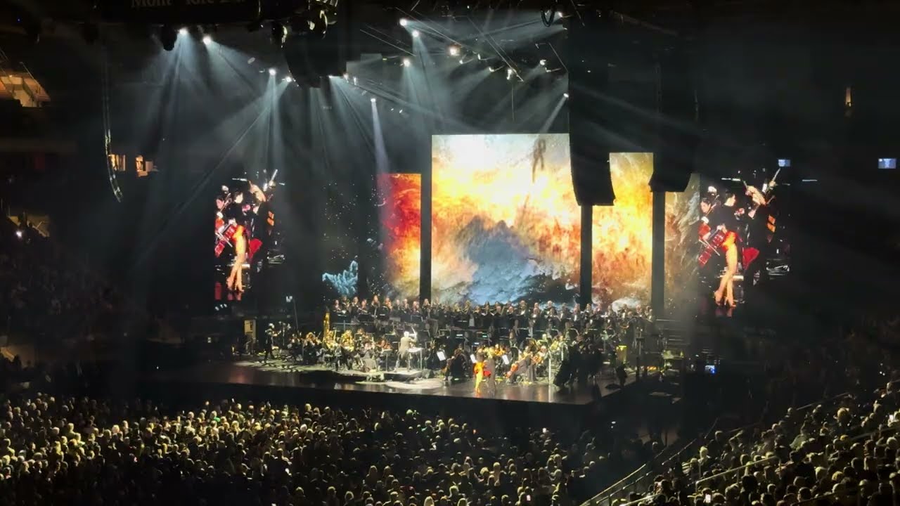 Carl Orff -  O Fortuna &laquo;Carmina Burana&raquo; in concert of Andrea Bocelli in New York, MSG