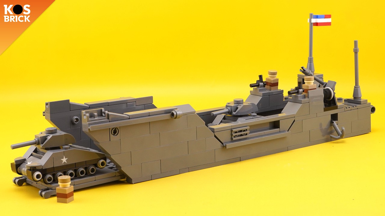 Lego Landing Craft Tank (LCT) mark 2 (Tutorial)