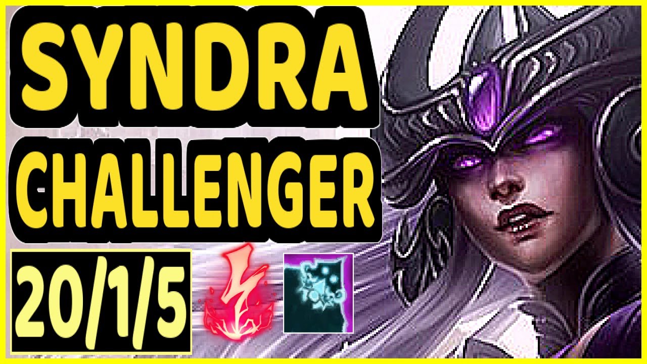 XKENZUKE (SYNDRA) - QUADRAKILL 20/1/5 KDA CHALLENGER GAMEPLAY - EUW