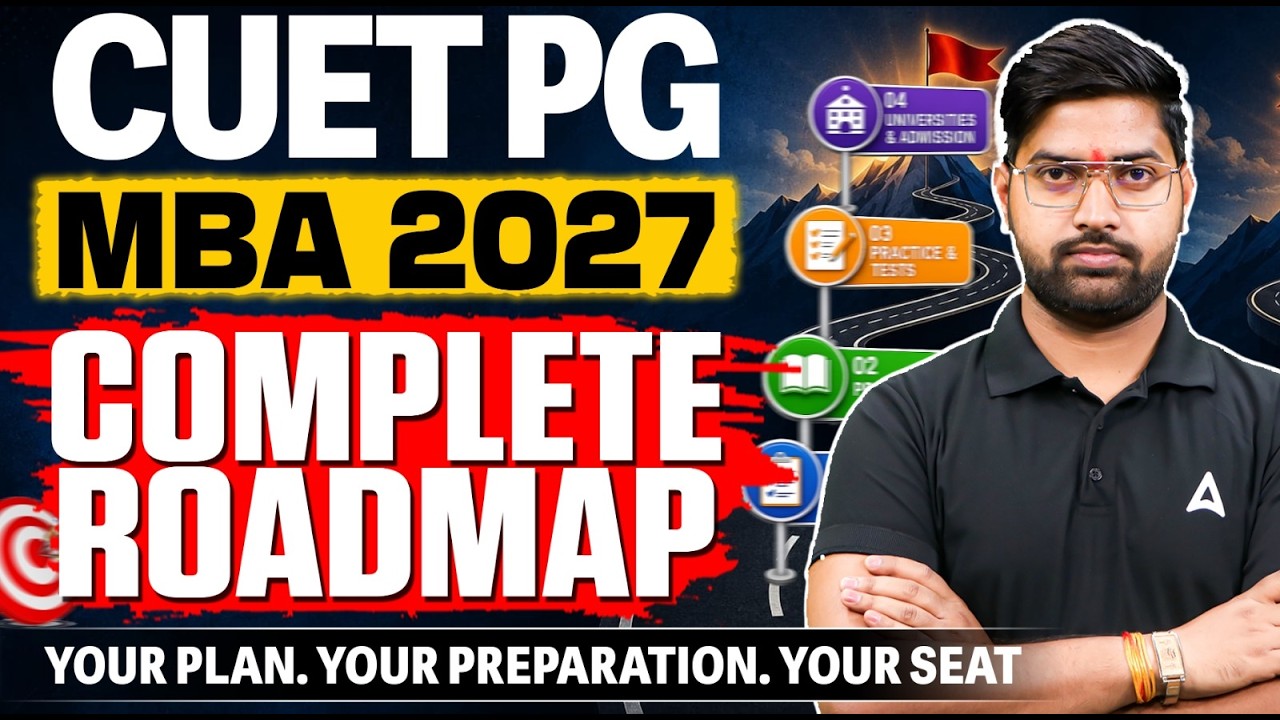 CUET PG MBA 2027 Complete Roadmap | Your Plan, Your Preparation, Your Seat | Full Strategy Guide