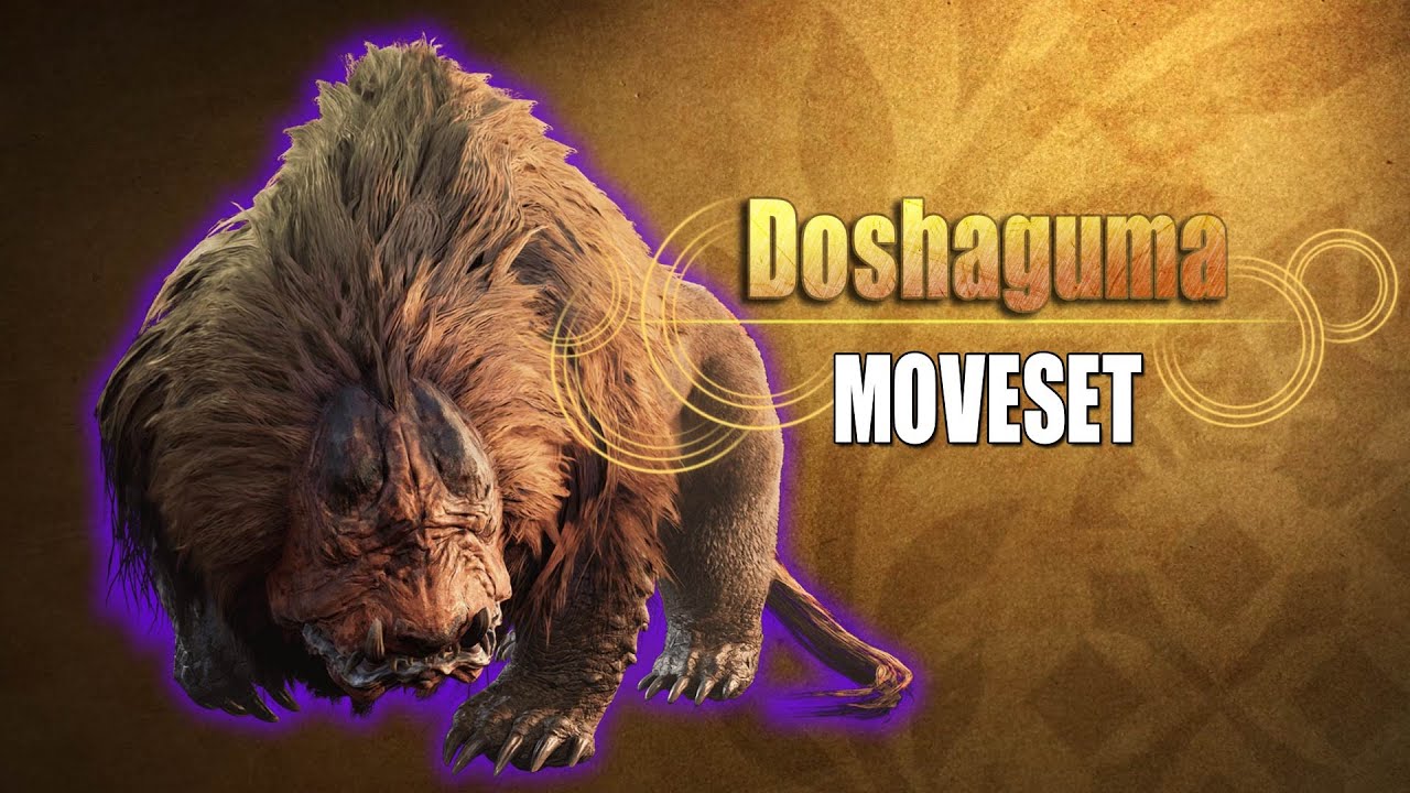 Monster Hunter Wilds - Tempered Doshaguma Moveset