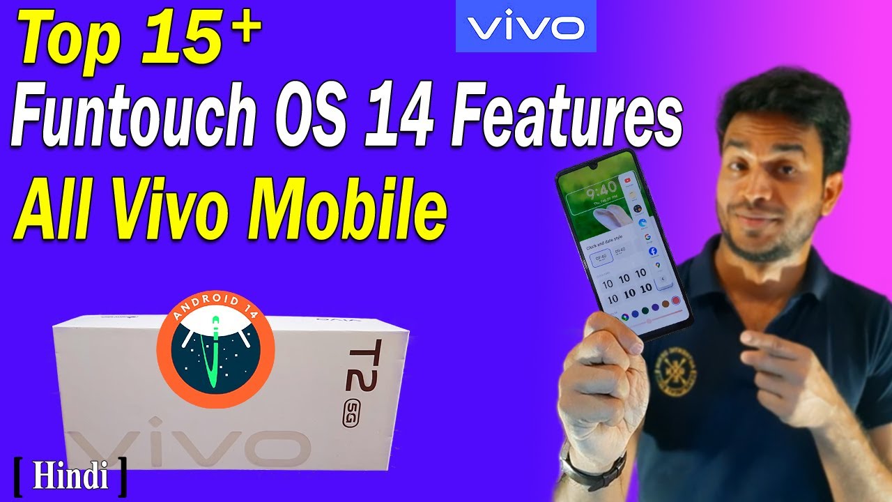 Funtouch OS 14 Features in Vivo T2 5G Mobile Phone | Funtouch OS 14 Features & Tips and Tricks.