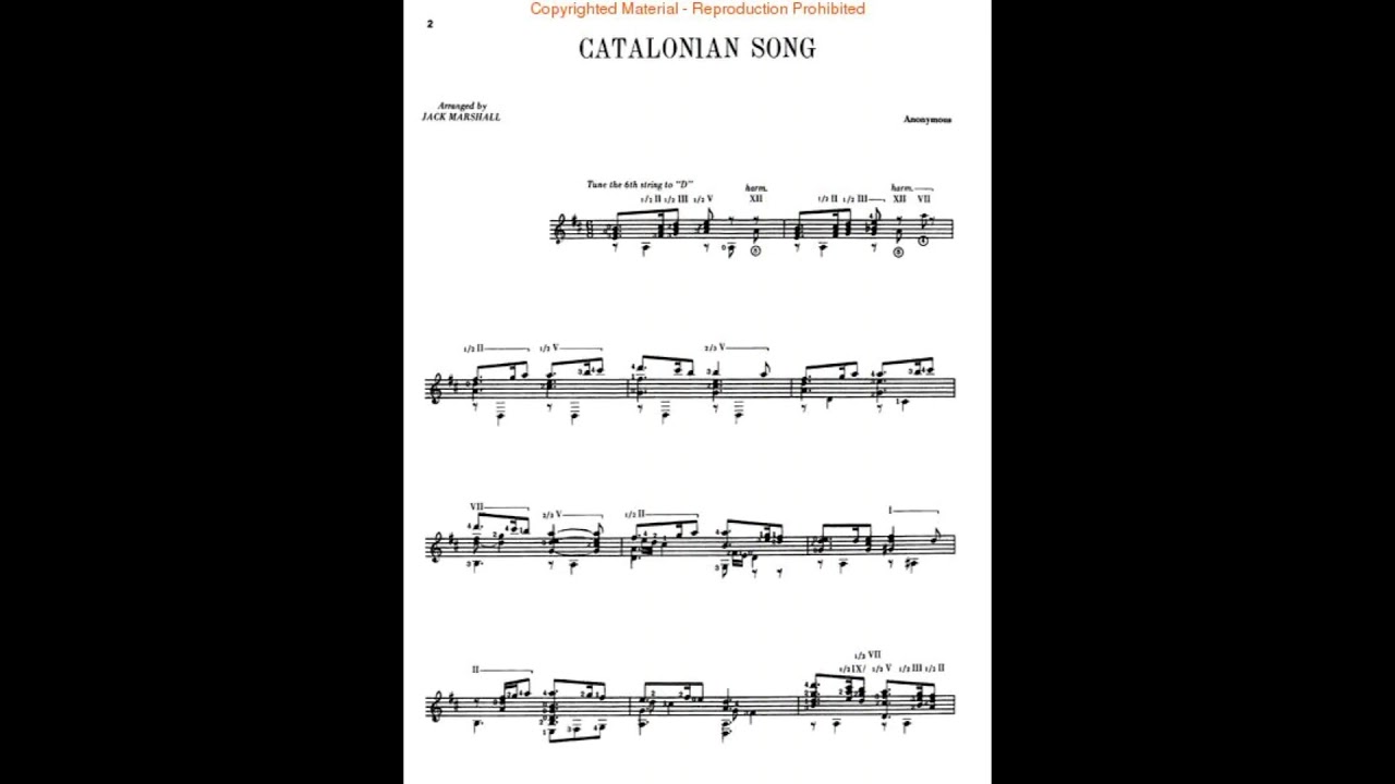 Catalonian Song (Anonymous) performed by Eric Young
