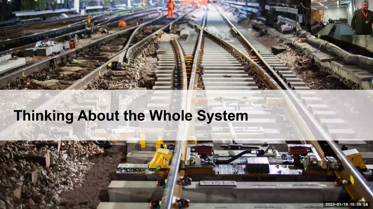 INCOSE TWG, RIG, APTA SE Webinar Jan 2023: Systems Thinking and Customer Focus for Railway Projects