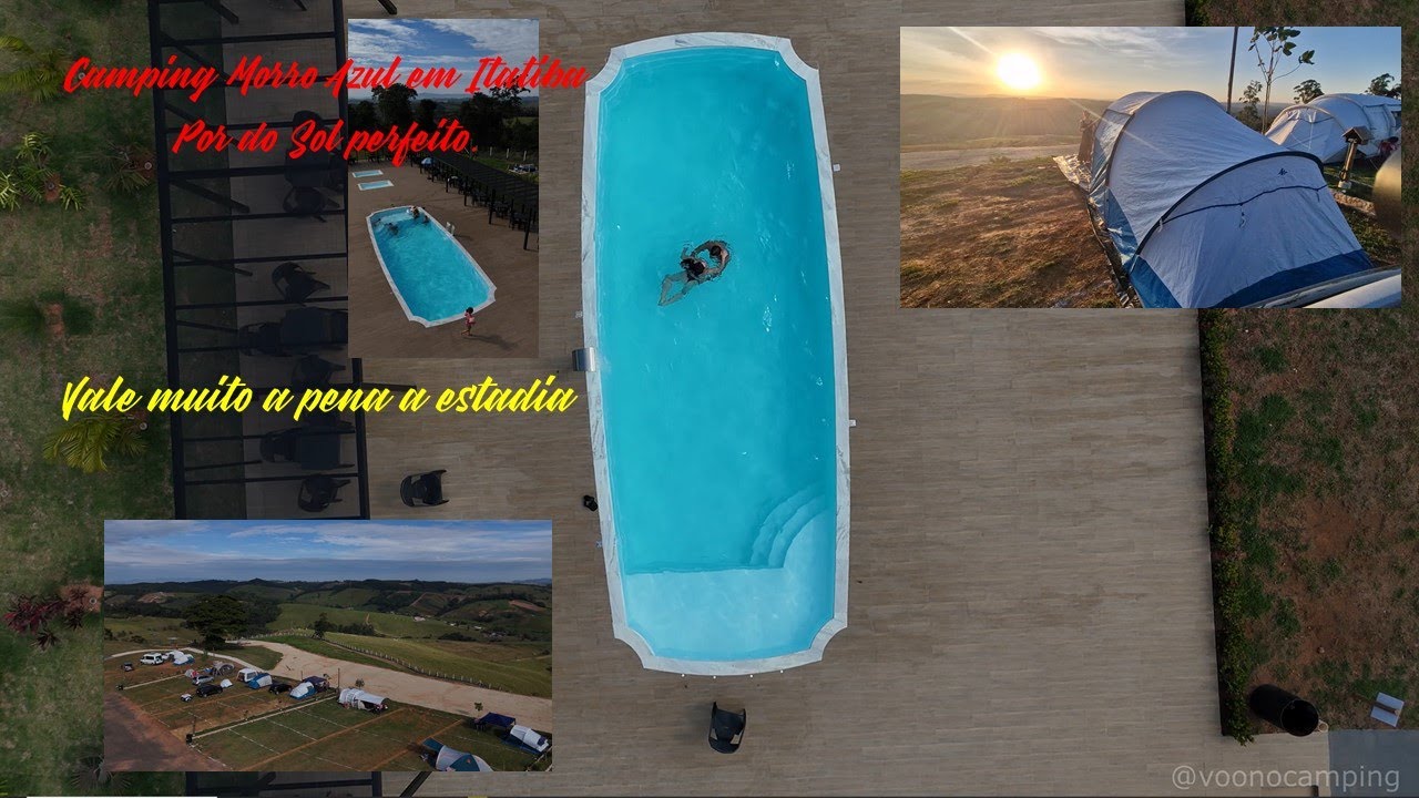 Camping Morro Azul Itatiba, o camping transforma o por do sol em um espetáculo a parte.