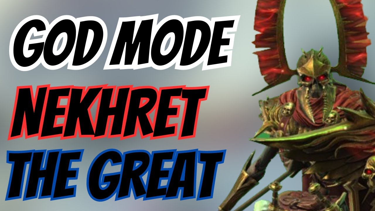 GOD MODE: BEST WAY TO BUILD HIM 2023: NEKHRET THE GREAT SHOWCASE | Raid: Shadow Legends |