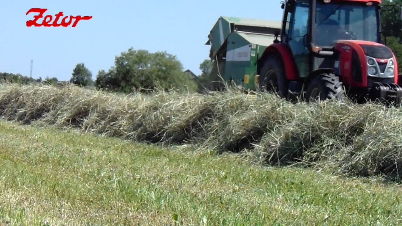 Zetor w akcji czyli belowanie siana na Podlasiu 2015 ㋡