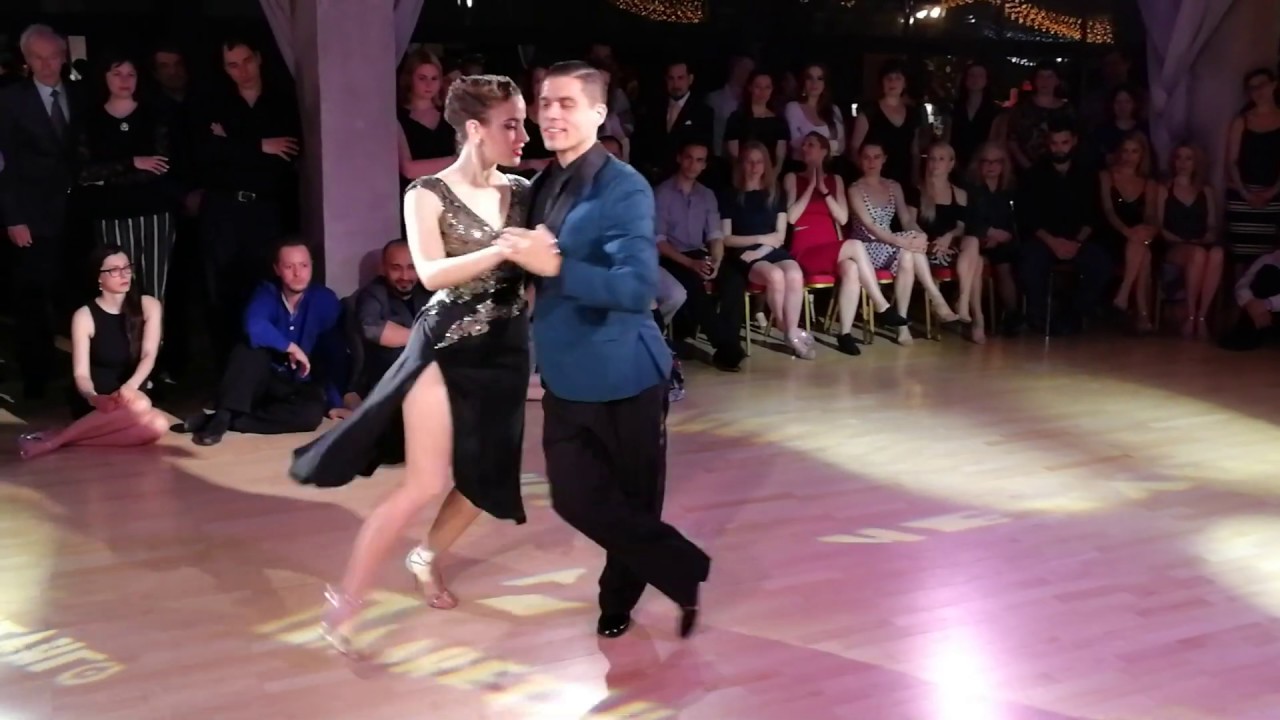 Alejandro Ferreyra y Fernanda Grosso,  en Mosc&uacute;, 19.04.2019, 3-4. Vigor Paskevich Tango.