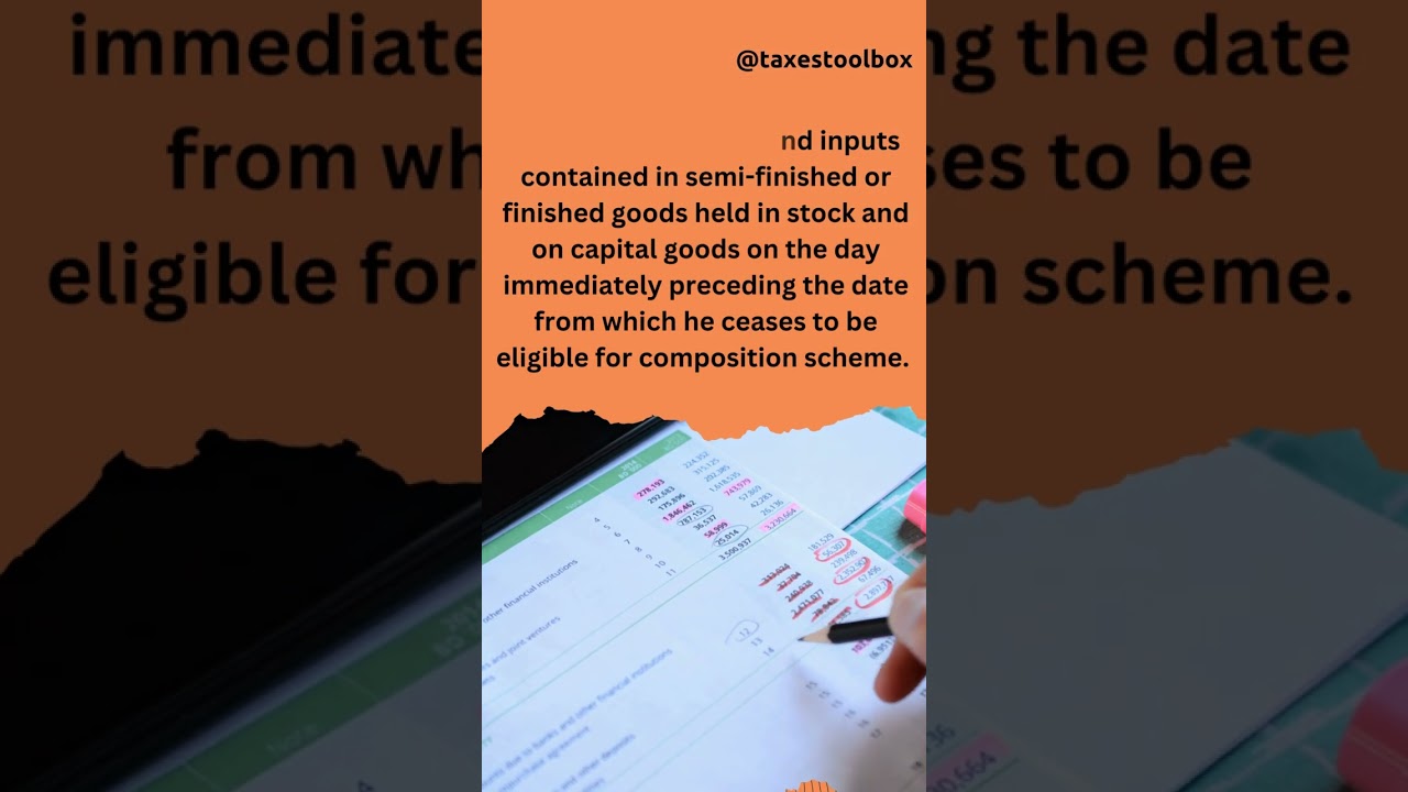 ITC and Composition Scheme