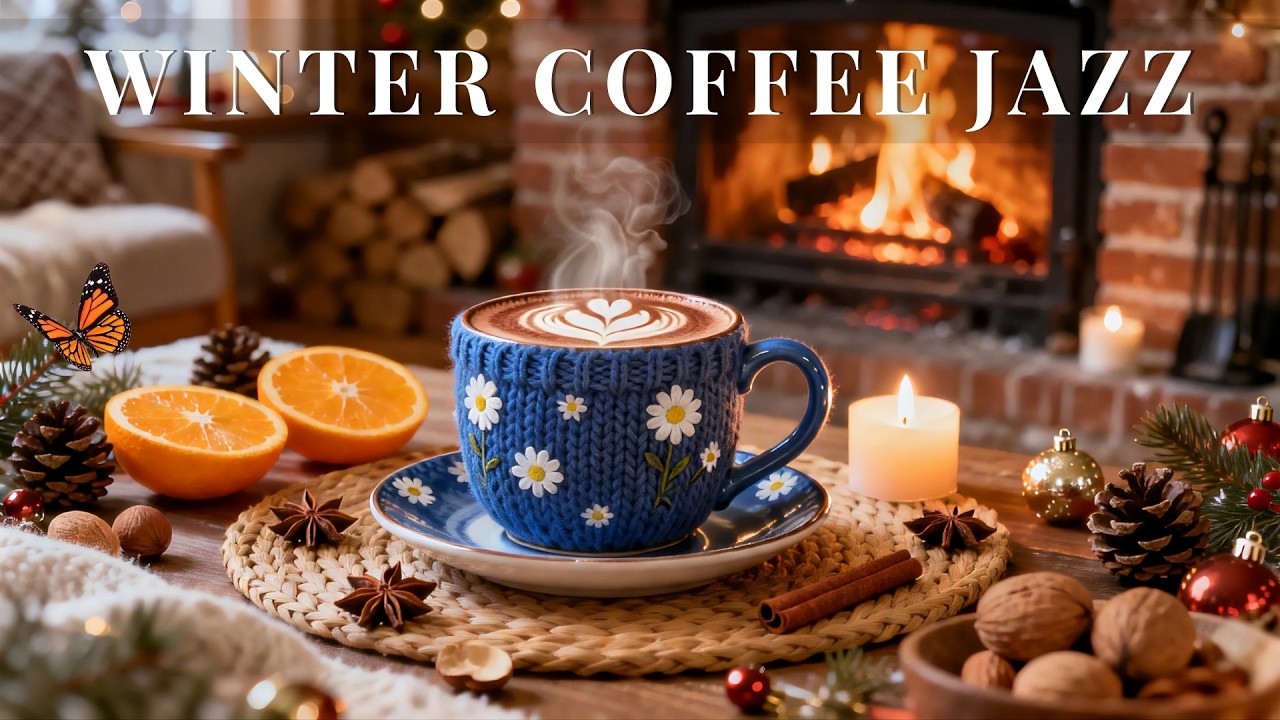 Positive Winter Morning Jazz ☕ February Bossa Nova & Piano Cafe Music for Focus & Relax