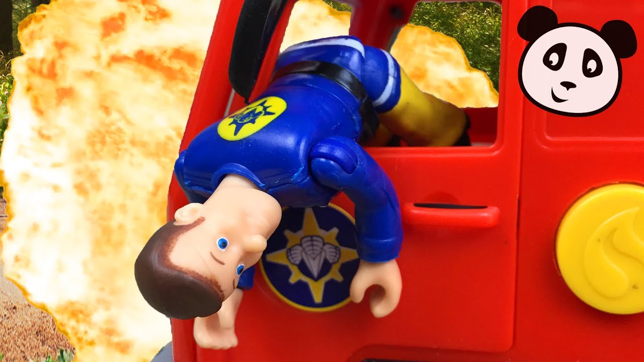 Sam El Bombero 🔥 Sam se accidenta y desaparece - Pandido TV