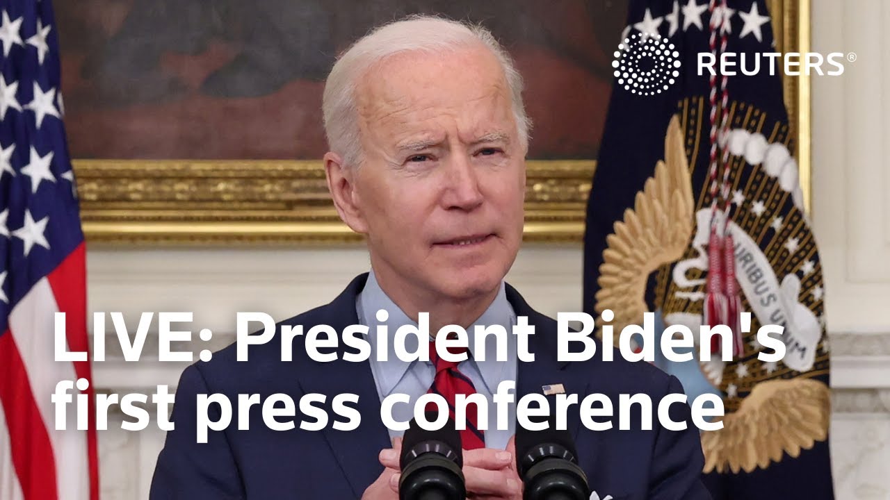 LIVE: President Joe Biden holds his first formal news conference at the White House