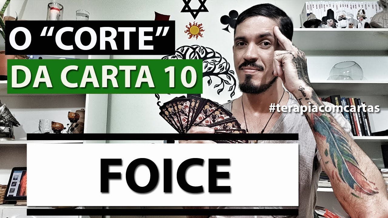 Carta 10: Como ler a carta da FOICE do Baralho Cigano? | TERAPIA COM CARTAS