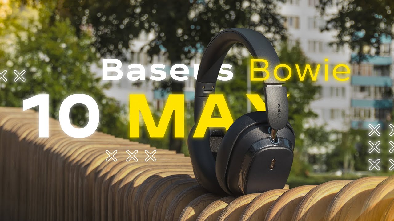 ПРОСТО СУПЕР 🔥 БЕСПРОВОДНЫЕ НАУШНИКИ BASEUS BOWIE 10 MAX Bluetooth 5.4 ANC 46dB 120H