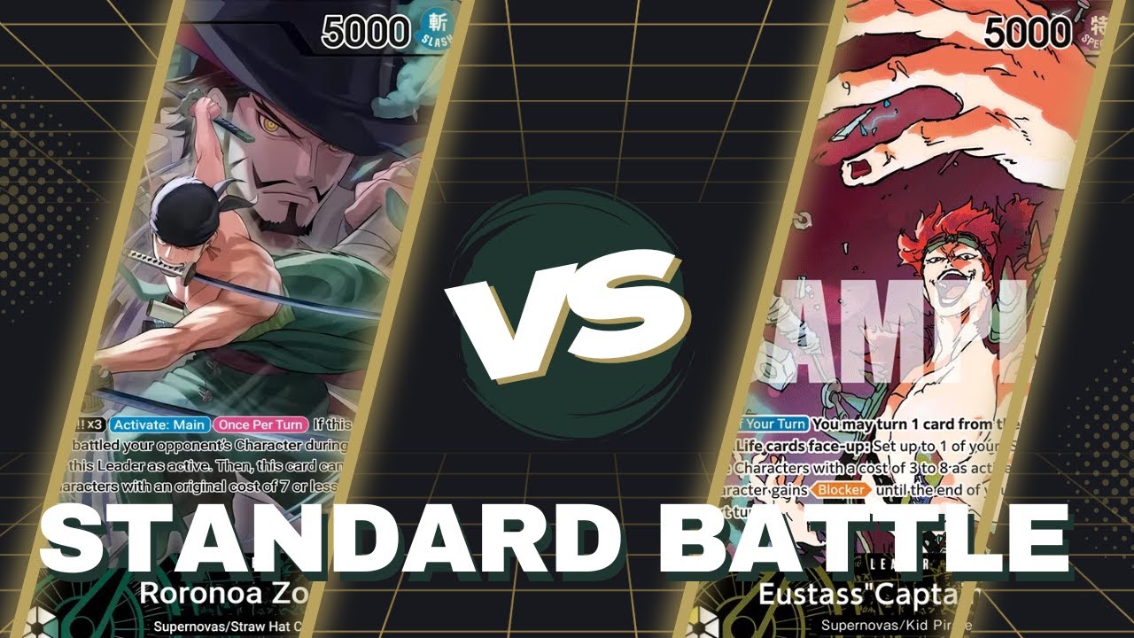 [OP12] OP10 Kid vs OP12 Zoro | Standard Battle | One Piece Trading Card Game
