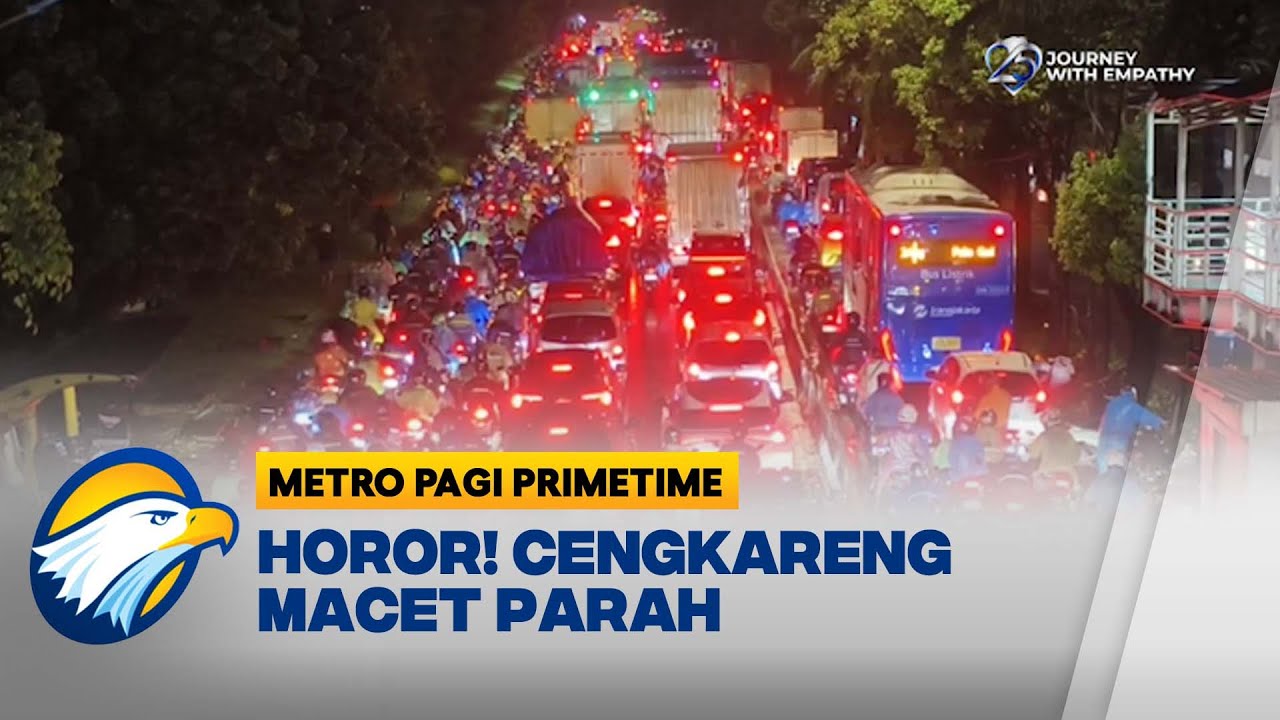 Hujan Jakarta Bikin Sesak Hingga Macet Gak Bergerak -  [Metro Pagi Primetime]