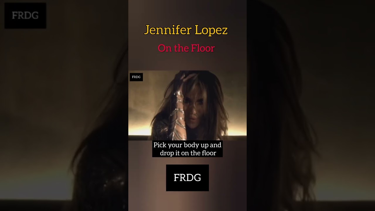 #musiclyrics #jeniferlopez #jlo #onthefloor #videoeditor #songlyrics #popmusic