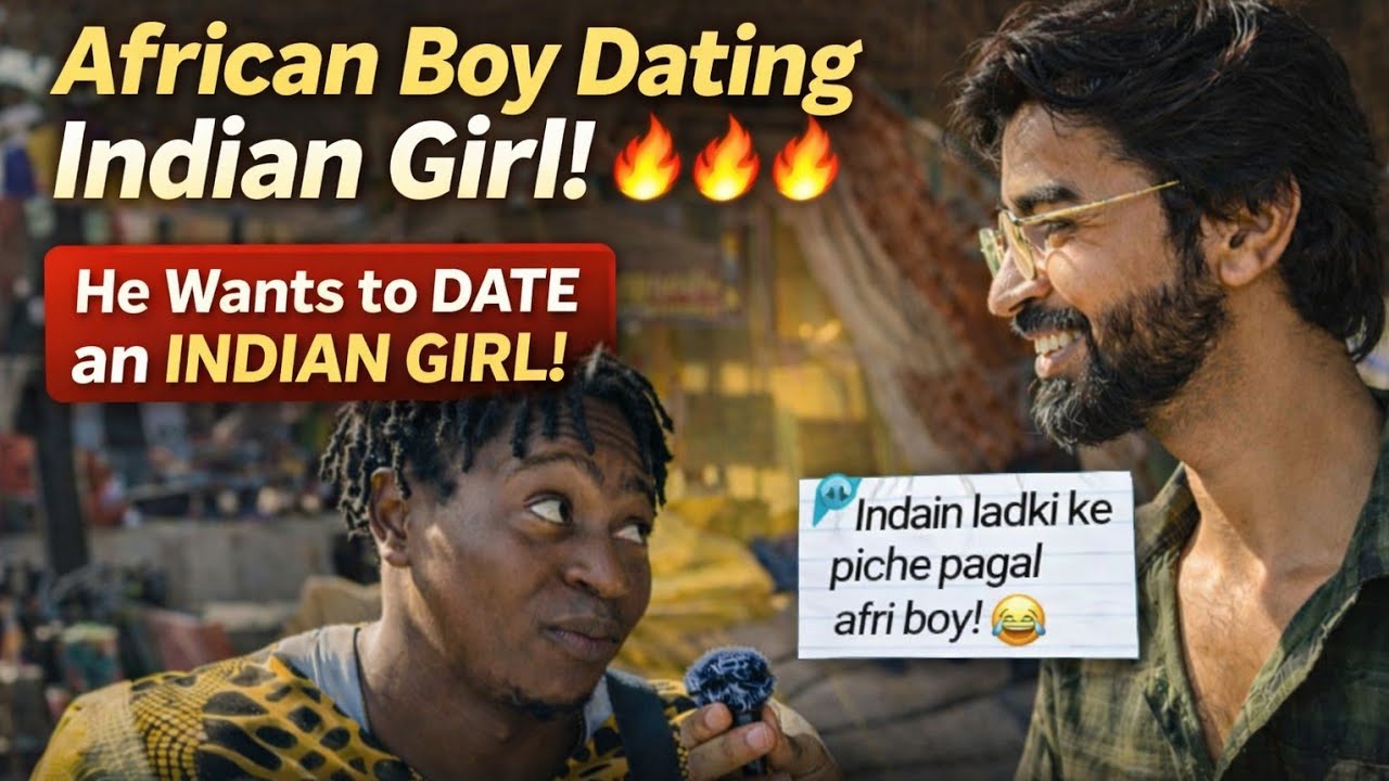  African BOY dating indian girl 🇮🇳 | Daily life vlog 