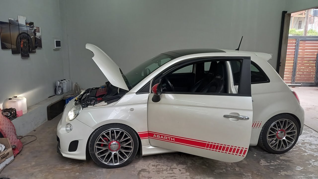 Embrague Fiat 500 Abarth. Bajar caja Fiat 500. Embrague Fiat Abarth