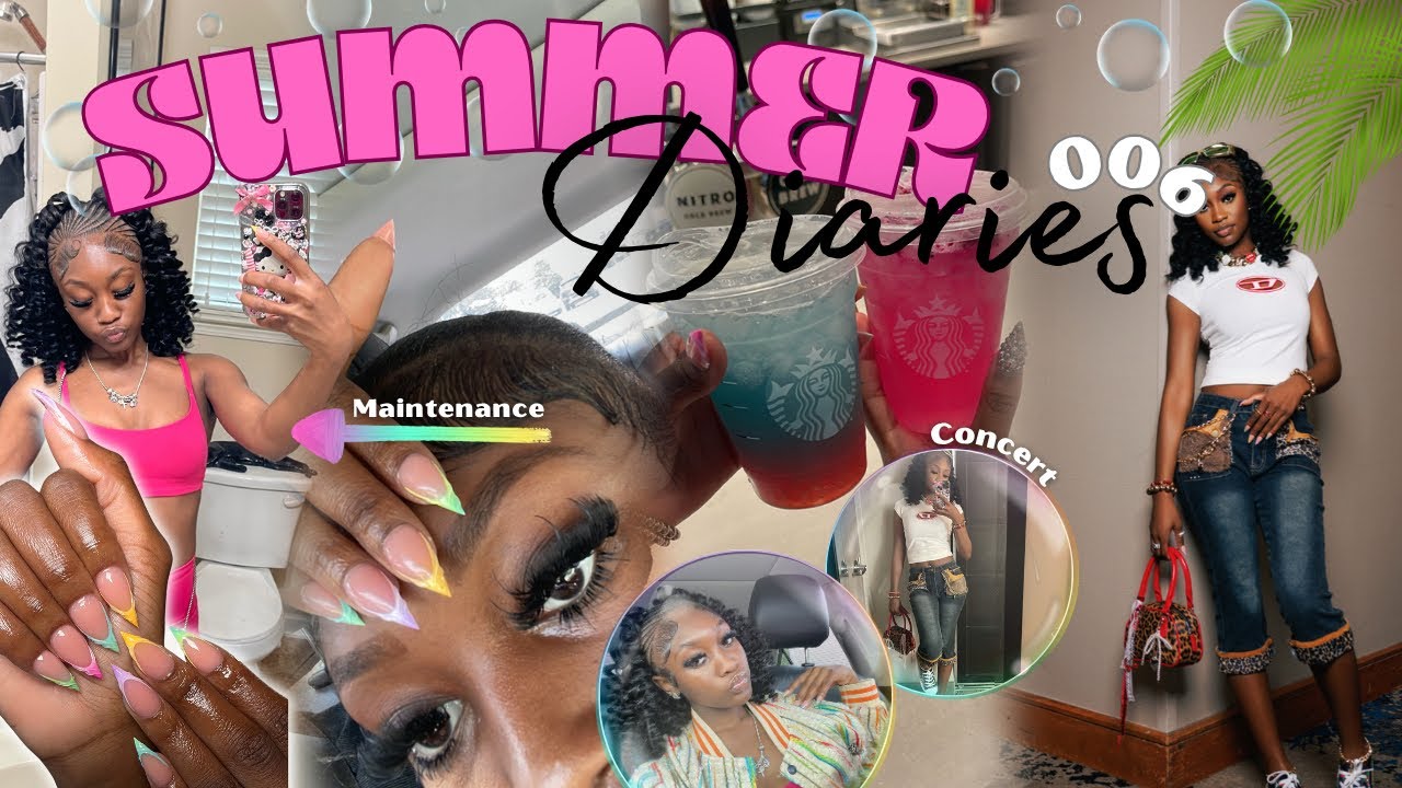 SUMMER DIARIES 006 🫧🌴👙WE OUTSIDE!! ✿ maintenance, first day of classes, concert, photoshoot, etc