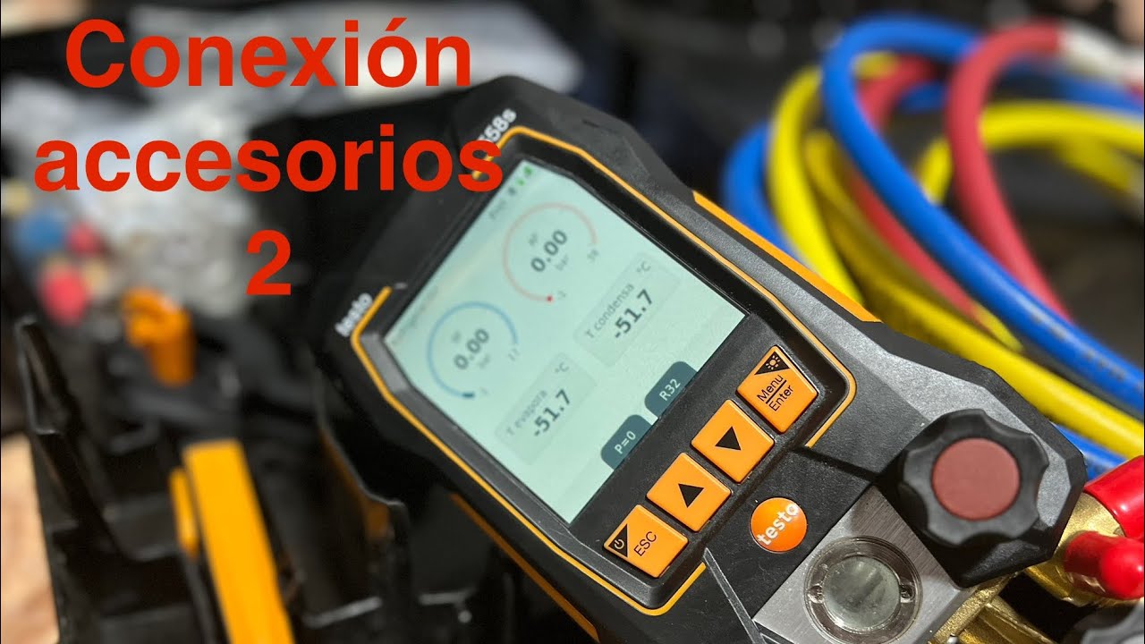 TESTO 558s.Conexión de accesorios y periféricos 2ª parte