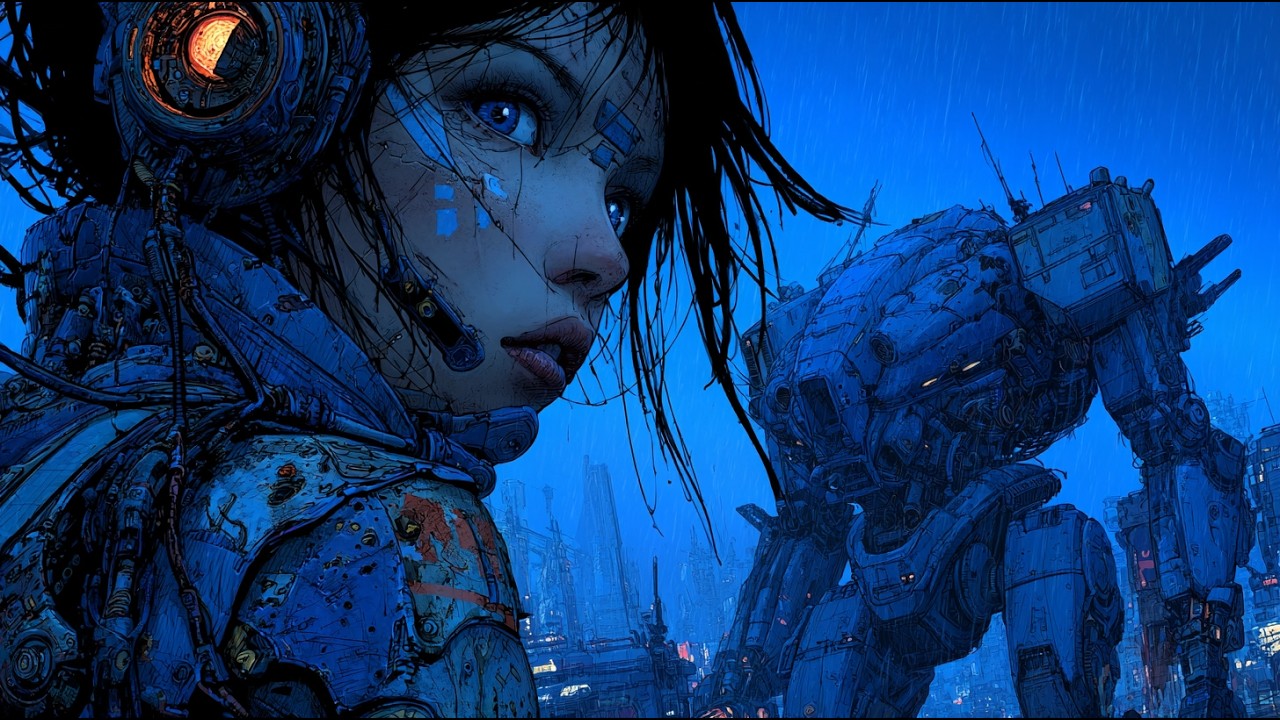 The Crystalline Soul | Cyberpunk • Synthwave • DystopianVibes | Deep Focus • Study Music