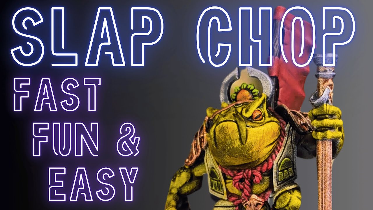Let's SLAPCHOP A Frog! Painting Minis Is Fast, Fun & Easy Using Army Painter 2.0 Speedpaint
