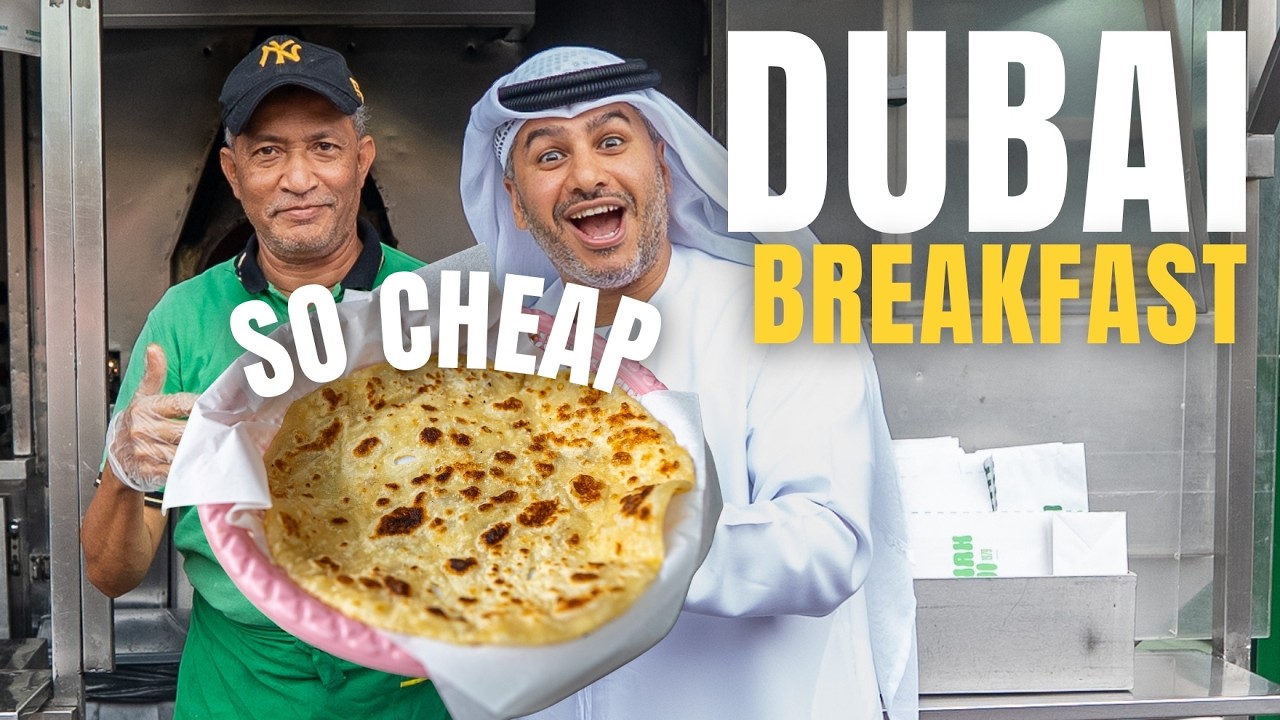 Breakfast in Dubai🇦🇪 Under AED 100 | Hidden Indian, Pakistani & Lebanese Spots