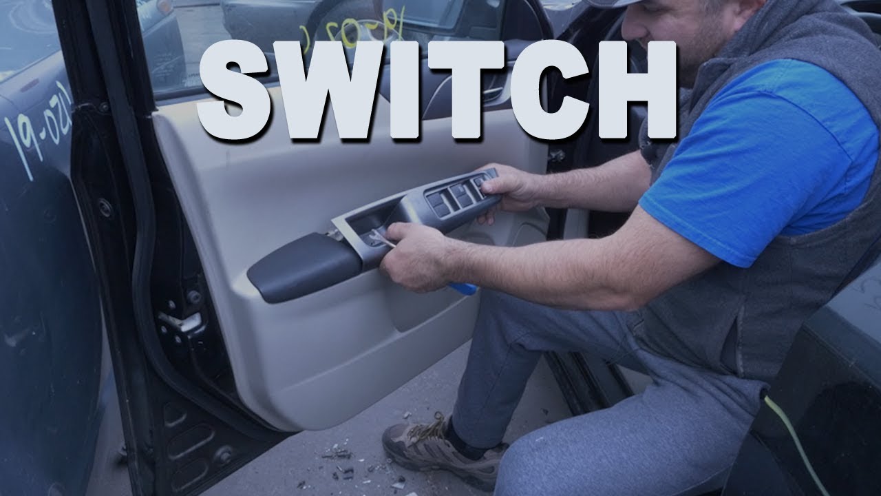How To Remove a Door Master Switch - 2011 Subaru Impreza