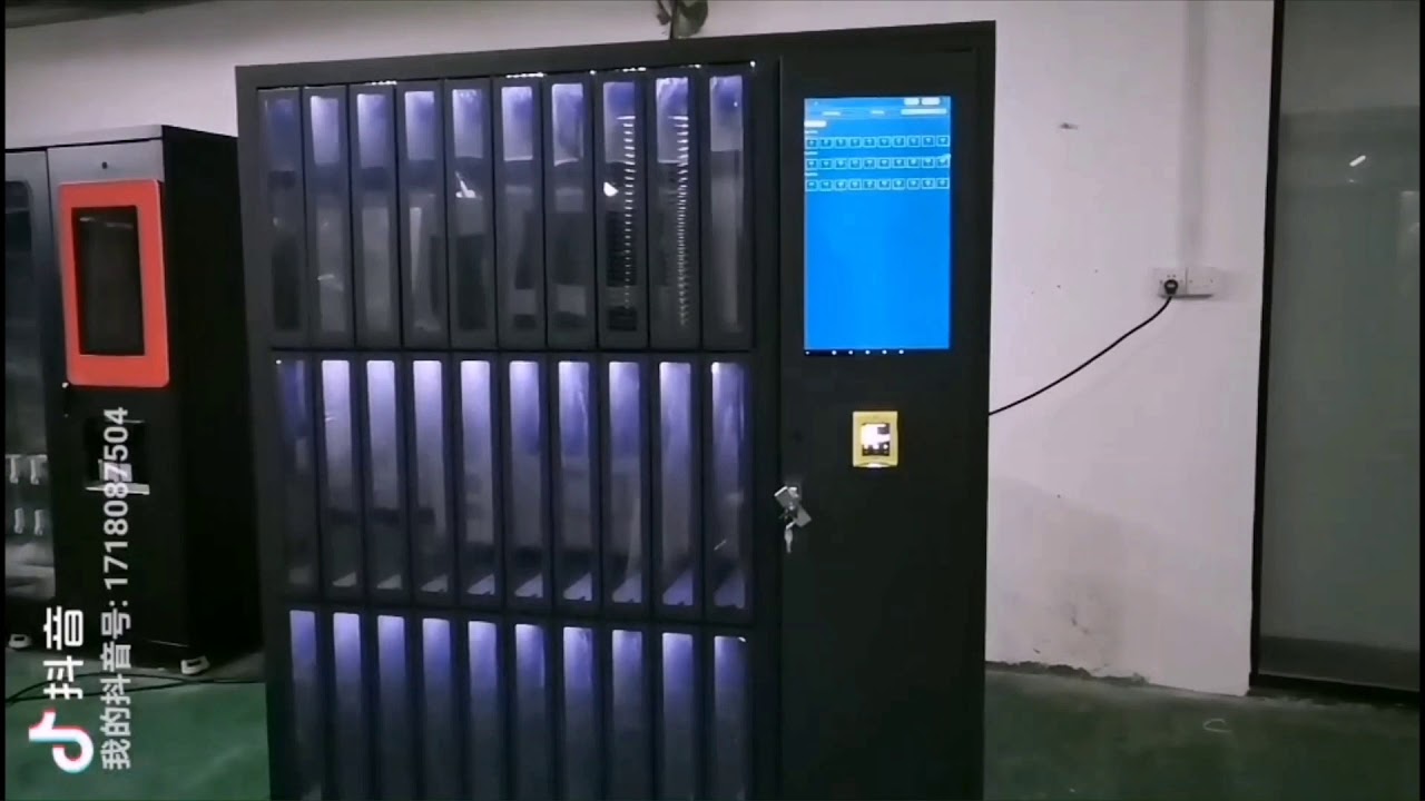 Unattended Retail Stores Cooling Locker Vending Machine Metal Frame