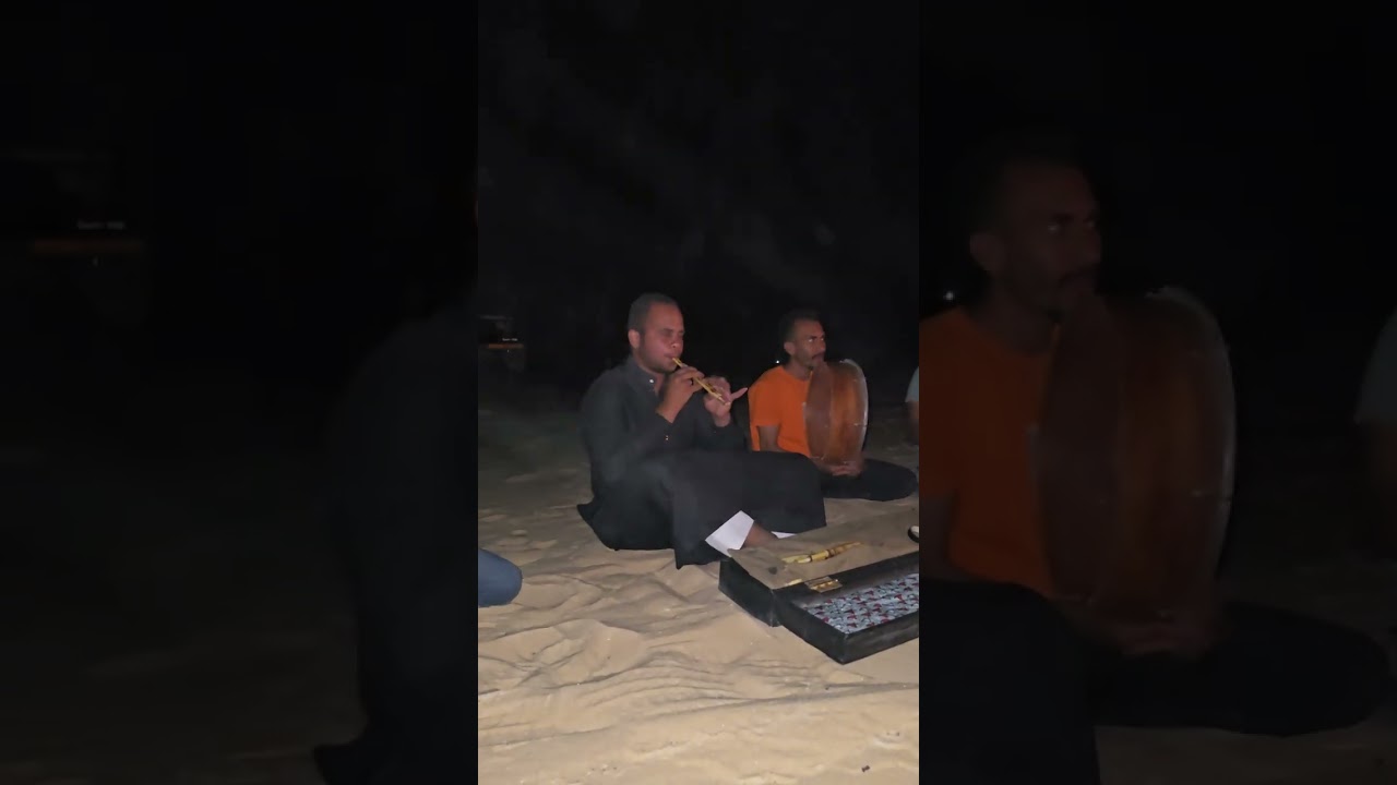 حفلتنا وسهرتنا البدوي مع المزمار الواحي من تخييم واحة الفرافرة ومحمية الصحراء البيضاء