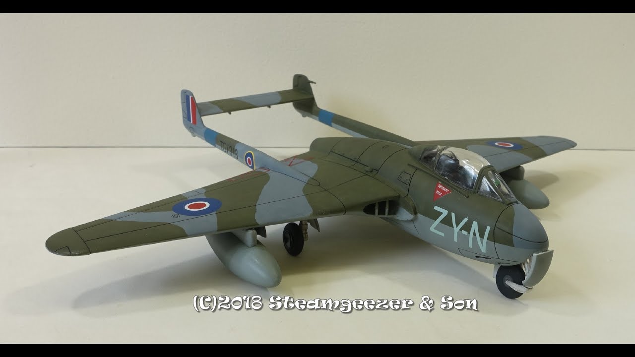 Building the Hobbycraft 1/48 De Havilland Vampire Mk.I
