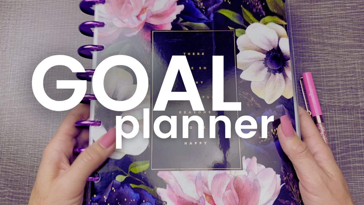 How to set up The Happy Planner | Mid year goal planner