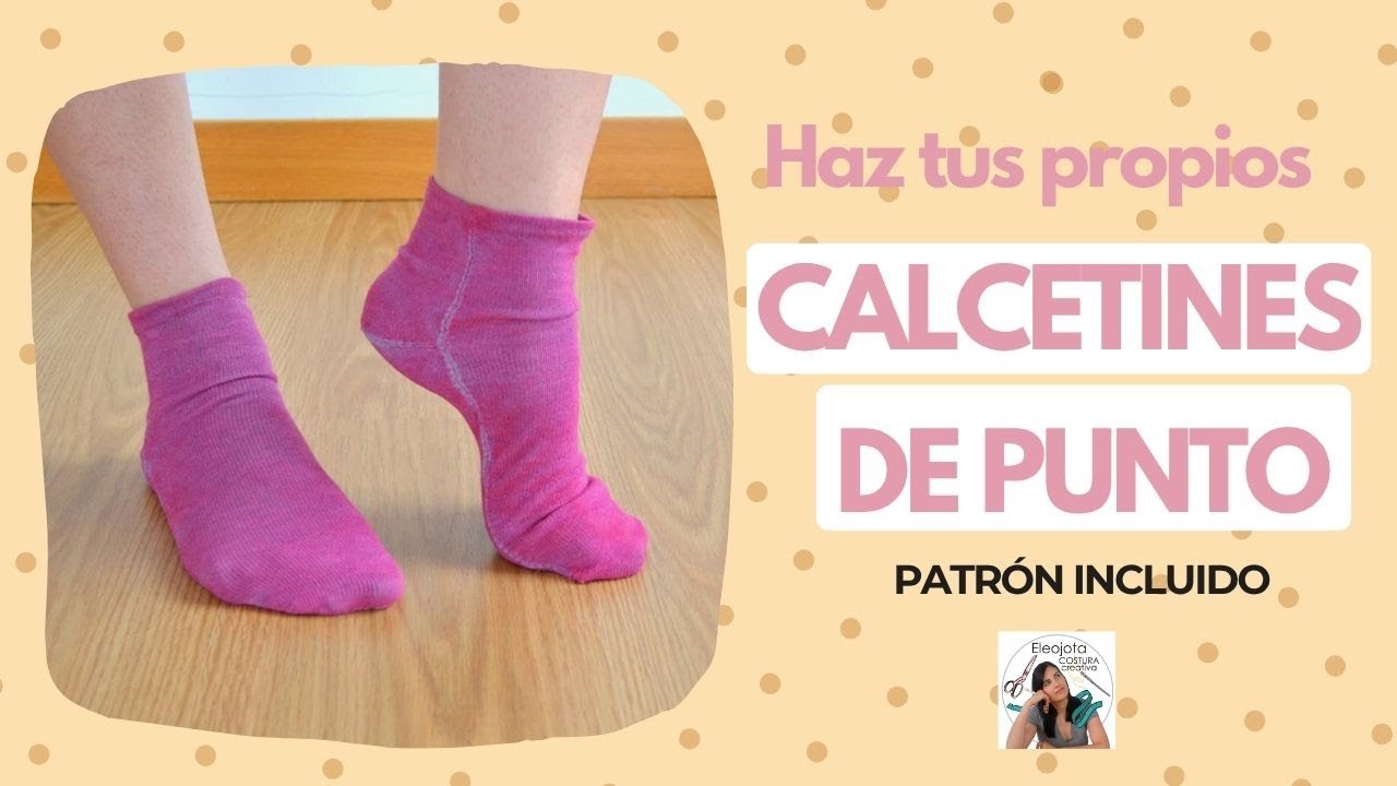 Haz tus propios calcetines de punto sin tejer, ¡patrones incluidos!