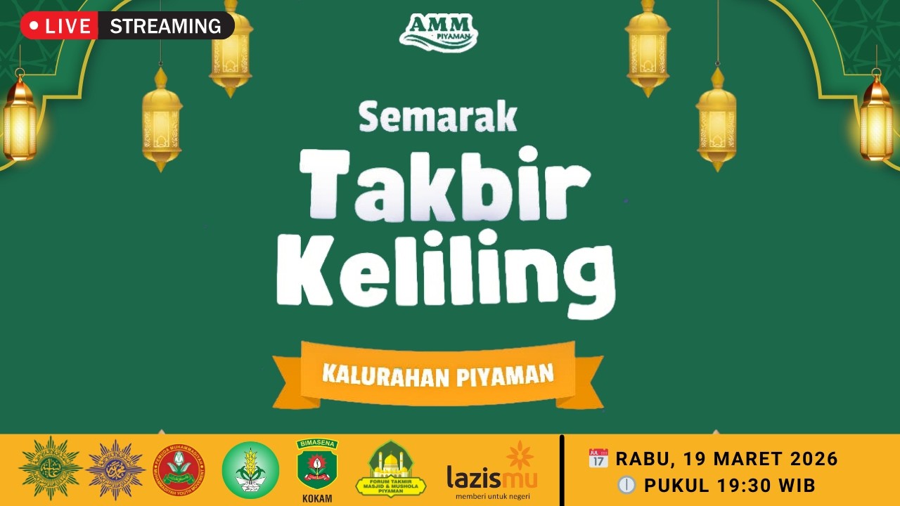 SEMARAK TAKBIR KELILING AMM PIYAMAN 2026 🎆 | Wonosari Gunungkidul FULL MERIAH!