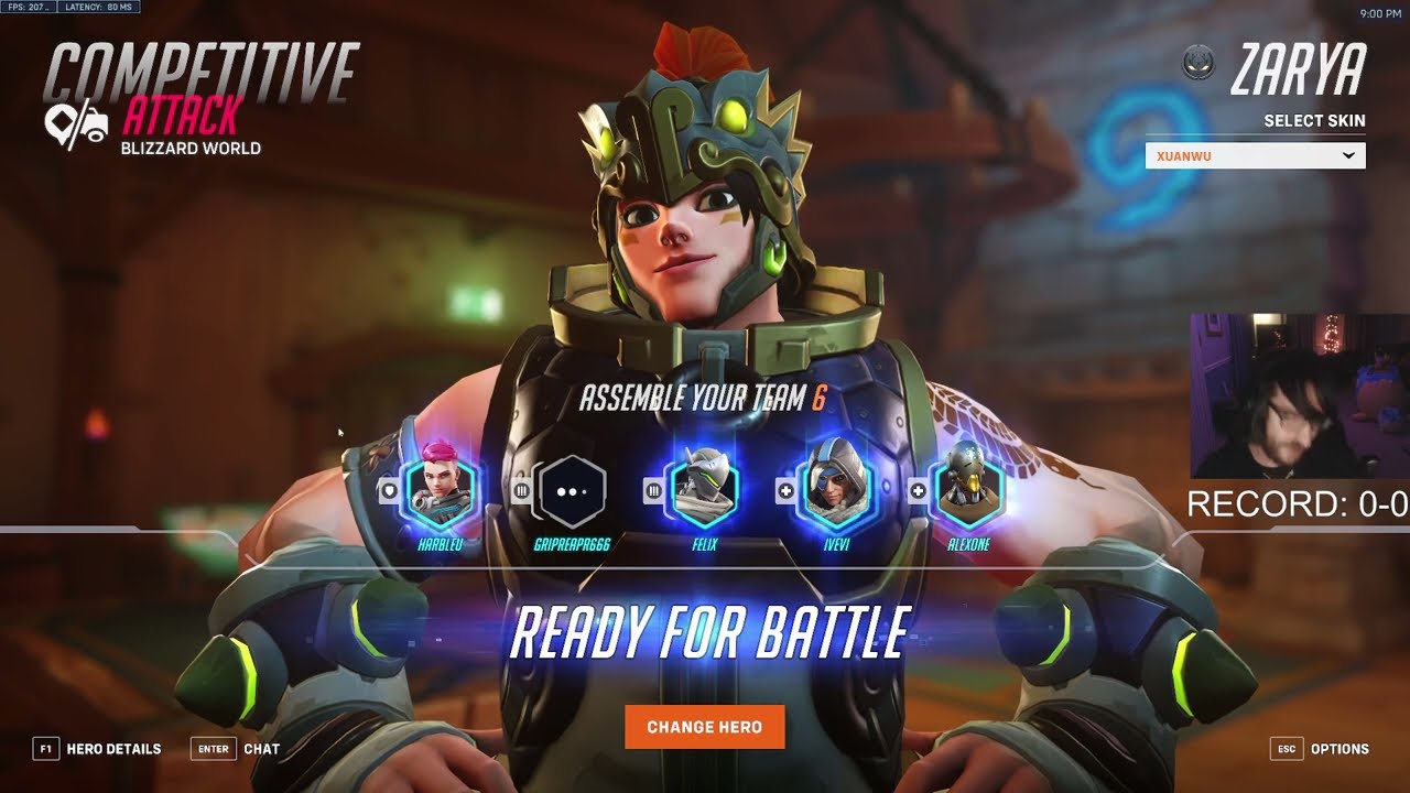HARBLEU SHOWS HIS ZARYA AND HAMMOND SKILL - OVERWATCH 2 SEASON 6 TOP 500