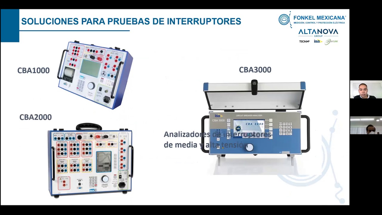 Webinar - Análisis a Interruptores de Potencia con el equipo CBA2000