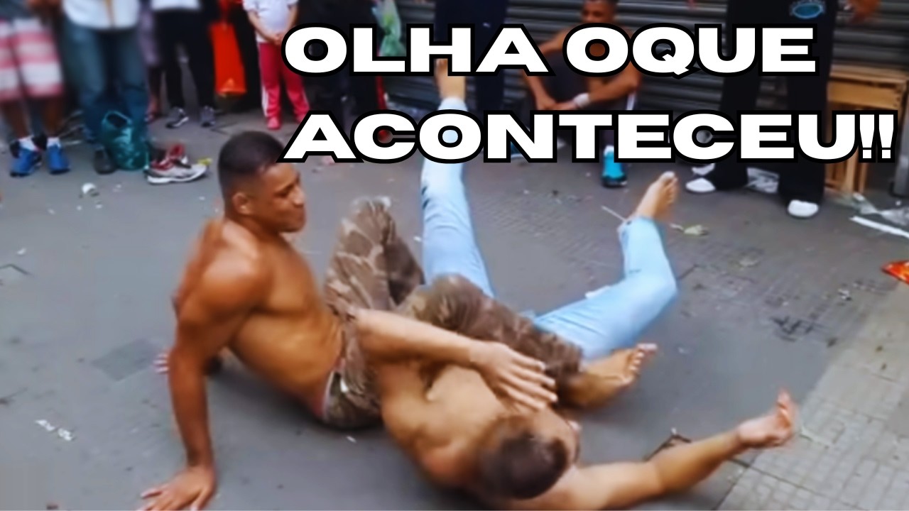 CAPOEIRA NA RUA 25 DE MAR&Ccedil;O SP  COM TESOURA FANTASTICA NO FINAL COM TITO SANTOS E ALEX