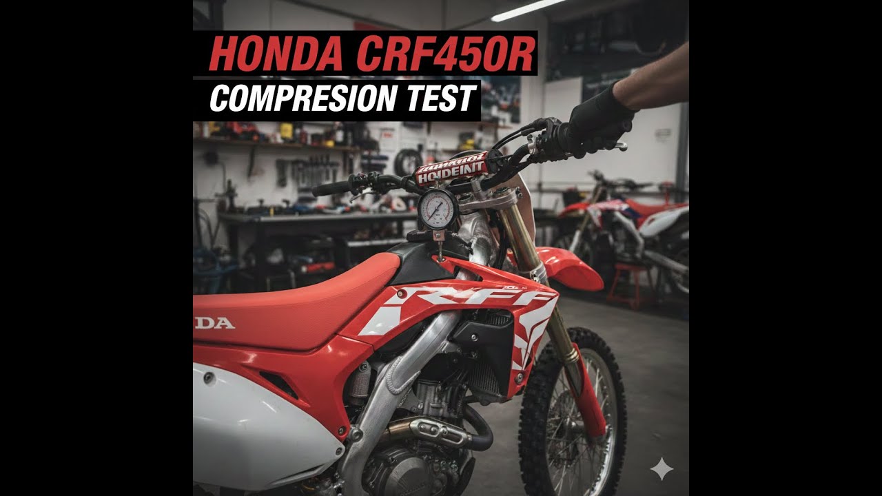 Test de Compresión HONDA CRF450R | ¿Está el motor en las últimas?