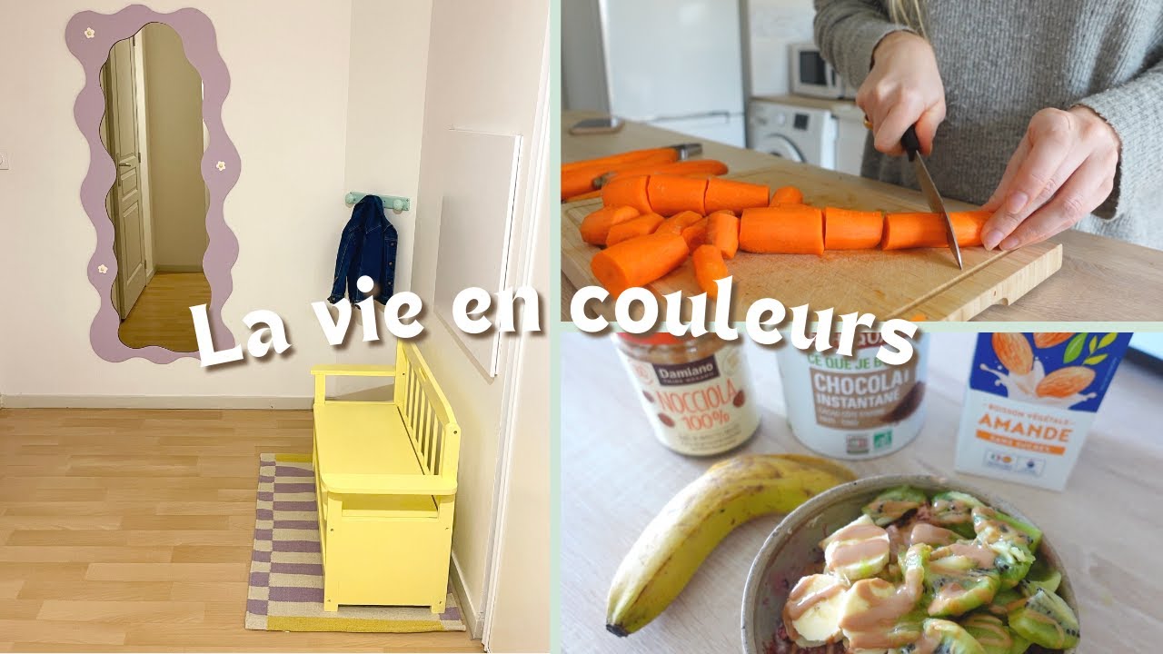 Retour de courses Biocoop 🥬 et déco de l'entrée | Vlog